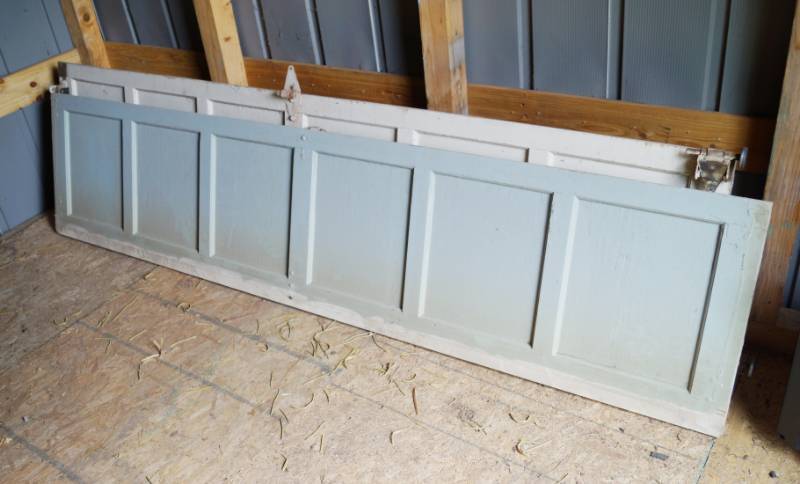 lot 2707 image: Wooden Garage Door Panels - Assemble or Re-Purpose WOW See pics for measurements