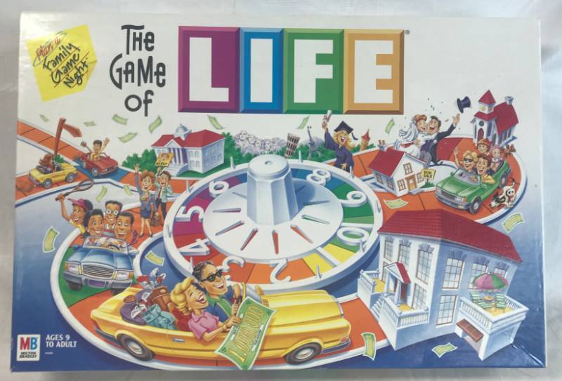 lot 3464 image: Game Night Milton Bradley - THE GAME OF LIFE
