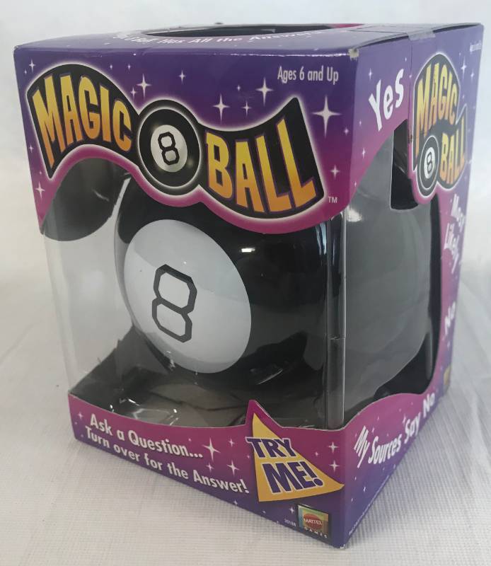 lot 3468 image: Magic 8 BALL - Ask a Question..... Turn Over For The Answer