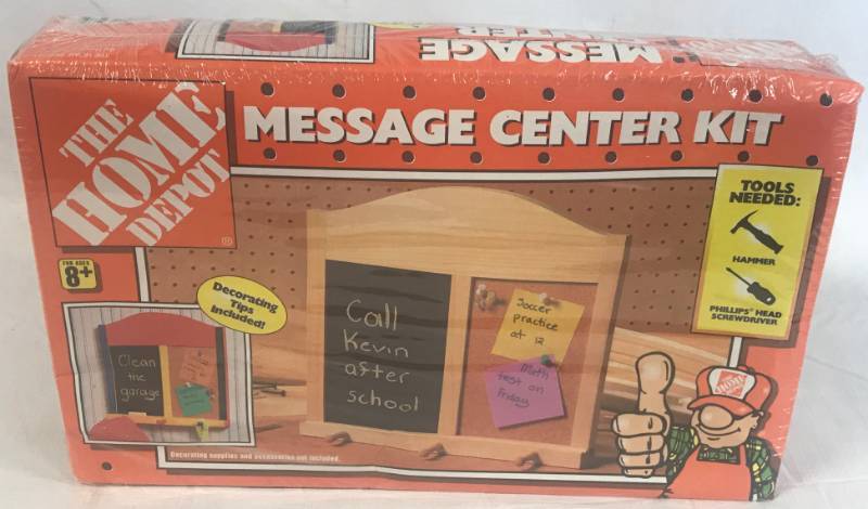 lot 3484 image: HOME DEPOT - MESSAGE CENTER KIT - Sealed in Box