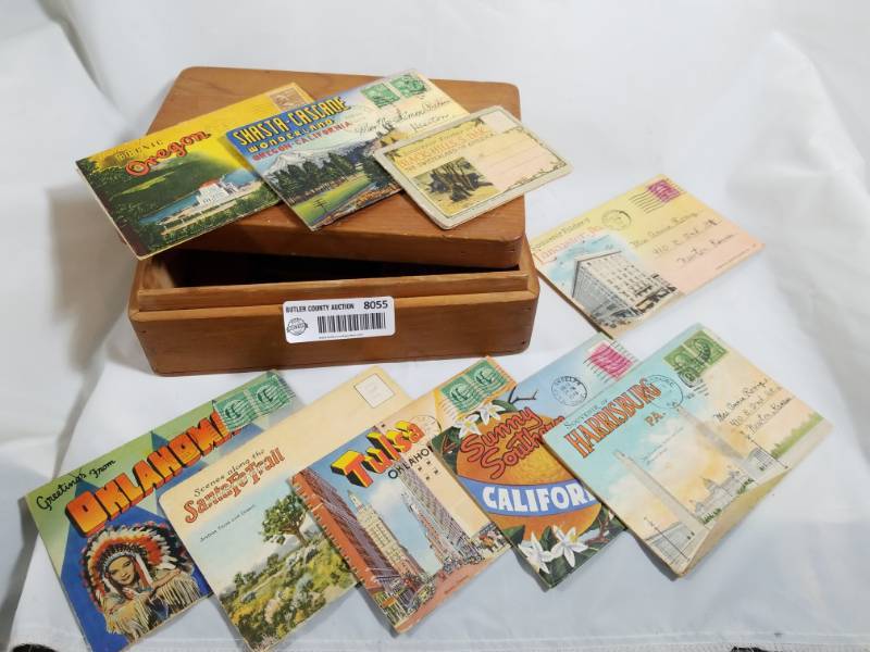 lot 8055 image: Lot of 9 Souvenir images from 1930s - 1950s