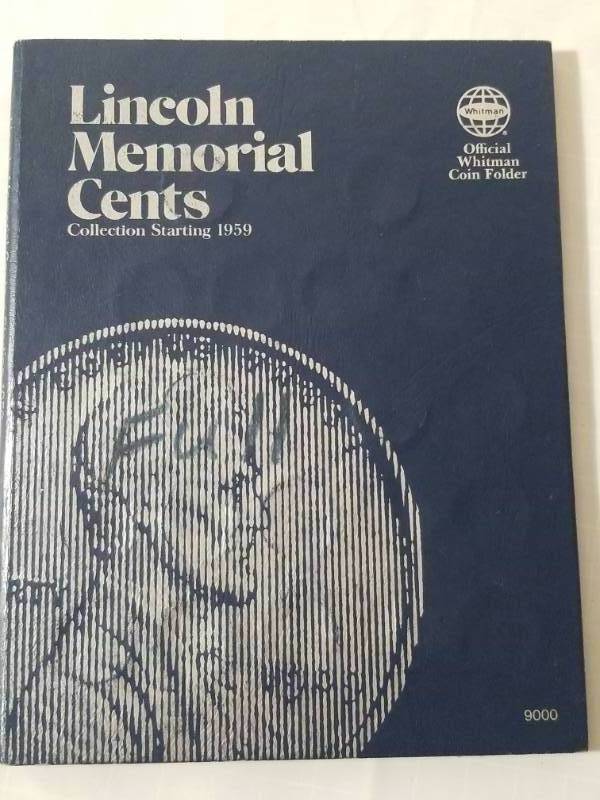 lot 8130 image: 1959 - 1985 Lincoln Memorial Penny Cents Collection  2 Uncirculated 1943 Steel Cents