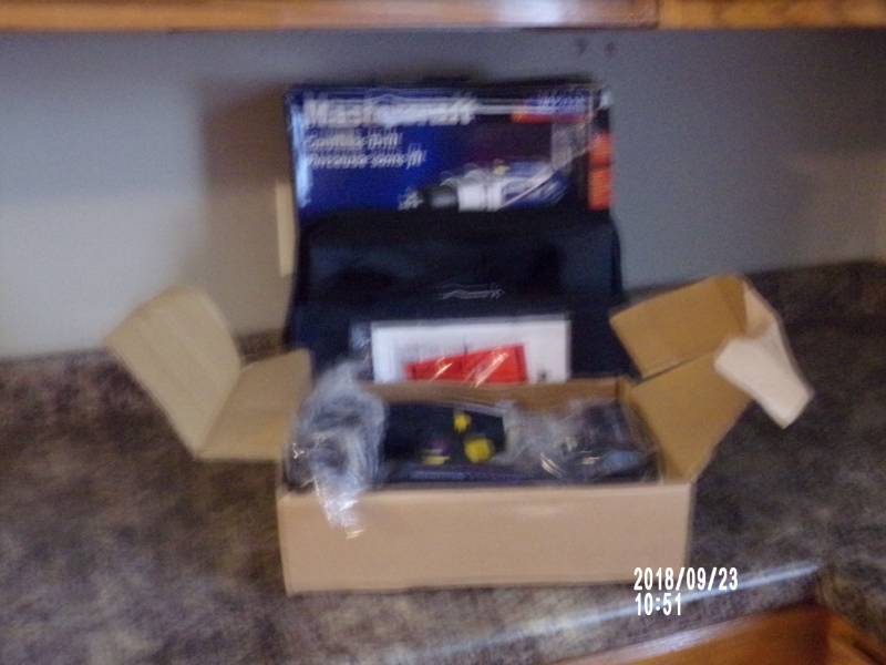 lot 9066 image: mastercraft cordless drill - new in the box