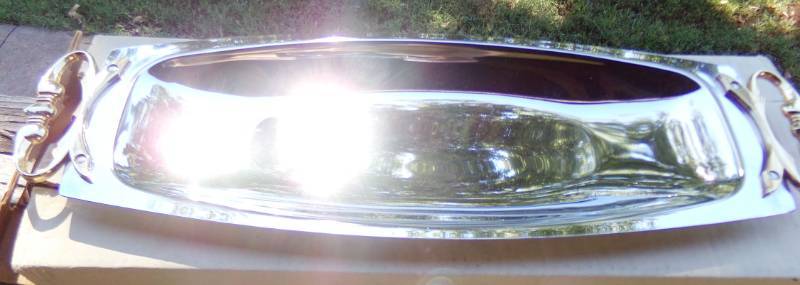 lot 9102 image: silver serving platter
