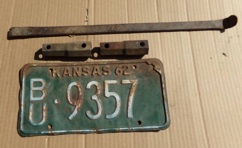lot 9157 image: antique tag and tools