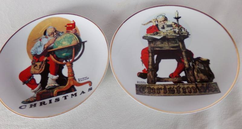 lot 9178 image: antique Norman Rockwell collector plates