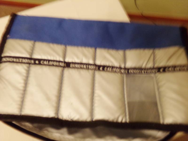 lot 9598 image: Blue & Silver Lunch Bag