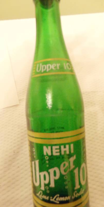 lot 9549 image: 10 Oz. Upper 10 Glass Bottle