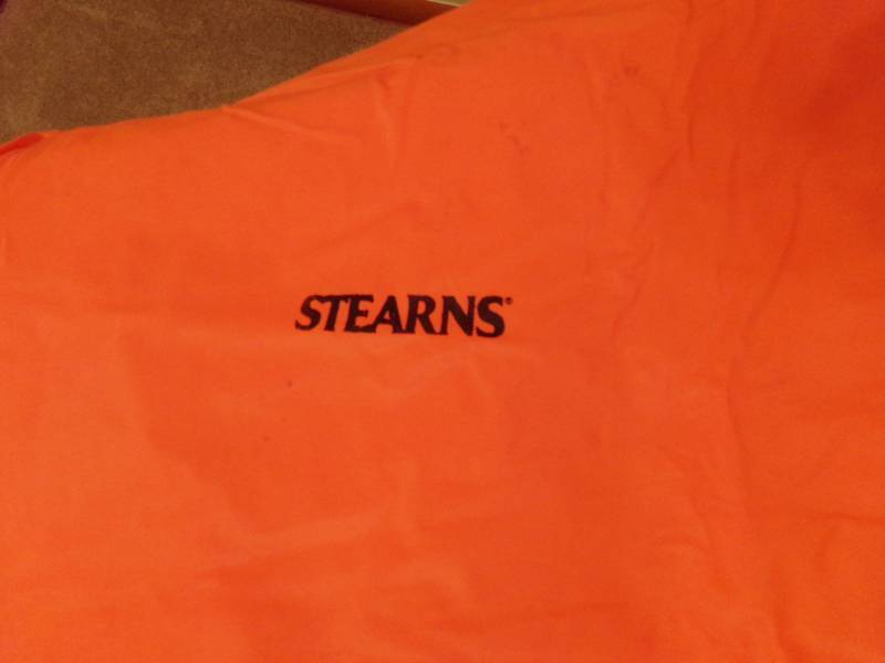 lot 9543 image: Bright Orange Stearns Poncho