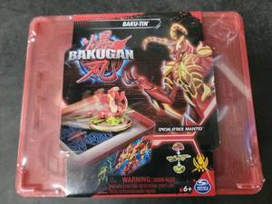 lot 1192 image: Bakugan Baku-Tin with Special Attack Mantid, Customizable, Spinning Action Figure and Toy Storage, Kids Toys for Boys and Girls 6 and Up