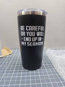 lot 28533 image: Humorous Pastors Travel Tumbler 20 oz