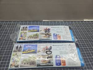 lot 28559 image: LOT OF 2 Multipurpose Waterproof Dry BagS for Outdoor Activities 10L