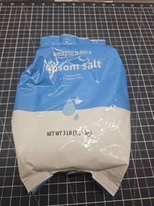 lot 28569 image: Amazon Basics Epsom Salt - Fragrance Free (3 lb)