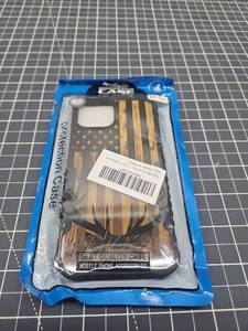 lot 28576 image: American Flag Pattern iPhone 14 Protective Case Buck Deer Hunter Theme