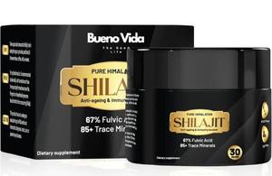 lot 28583 image: Pure Organic Himalayan Shilajit Resin - 30g  Gold Grade Shilajit for Men & Women  3rd Party Lab Tested in USA  Natural Energy, Vitality & Wellness  Authentic Shilajit Resin.