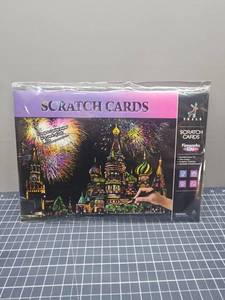 lot 28679 image: Fireworks City Scratch Art Set