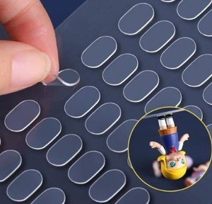 lot 28685 image: Lot of 3 NOMMO Sticky Tack for Wall Hanging, Poster Putty for Walls,Two-Sided Mounting Putty, Waterproof Stickers Dots for Festival, Putty for Hanging Pictures,Clean Removable (400, 13mm8mm)