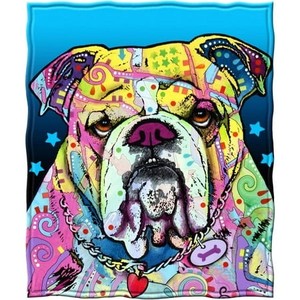 lot 28691 image: Dawhud Direct Throw Blanket 50  x 60  Multicolor Machine Wash Cold Water 100% Polyester