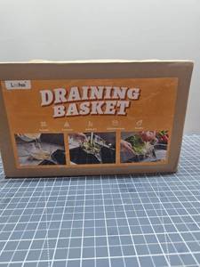 lot 28697 image: Loohoi Draining Basket Kitchen Strainer
