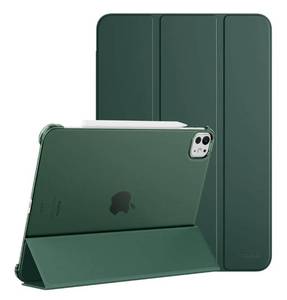 lot 28702 image: MoKo for iPad Pro 11 Inch Case M4 2024 (5th Gen),Ultra Slim Stand Case with Hard PC Translucent Back Shell Cover for iPad Pro 11 2024 Model(A2836A2837A3006),Support Apple Pencil Pro,Midnight Green