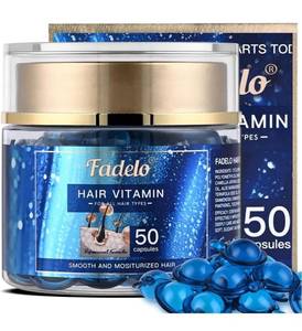 lot 28732 image: Hair Oil Capluse for Frizzy & Dry Hair, Keratin Styling with Argan, Jojoba & Avocado Oils - No Rinse Serum with Vitamin A C E and Pro B5