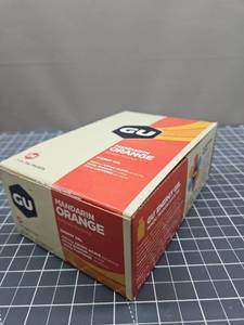 lot 28746 image: GU Energy Original Nutrition Energy Gel  Sports  24-Count  Mandarin Orange BB 92025
