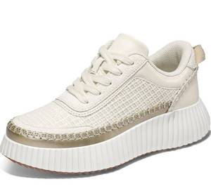 lot 28749 image: mysoft Womens Platform Chunky Sneakers Comfortable Lightweight Fashion Sneaker Casual Walking Shoes Size 7.5