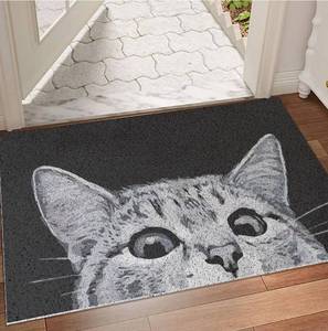 lot 28766 image: MR FANTASY Cat Door Welcome Mat - Outdoor Entrance, Durable Doormat for Indoors & Outdoors, High Traffic Areas, 17x29