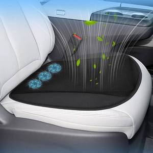 lot 28783 image: DS Cooling Seat Cushion with Fans,Cooling Seat Covers for Car,Quick Cooling & 3 Speed Adjustable,Cooling Car Seat Cushion for Car Truck SUV Home Office,Gifts,Friendly for Cats & Dogs(Black)
