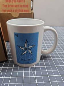 lot 28801 image: LOT OF 2-La Estrella Loteria Card Coffee Mug #35