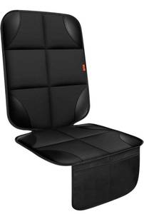 lot 28808 image: Car Seat Protector 1 Pack Car Seat Cushion Mat Thickest Padding,Waterproof 600D Fabric Car Seat Covers for Non-Slip Backing Mesh Pockets for Baby and Pet (Black, 1 Pack