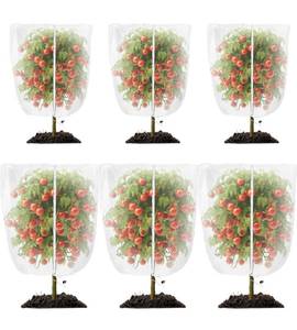 lot 28813 image: Fruit Tree Netting with Zipper and Drawstring Bird Netting for Garden Plant Protection Mesh Pest Barrier Bags for Tree Plant Protection(6 Pcs,5.9 x 5.9 ft,7.8 x 7.8 ft