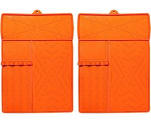 lot 28824 image: 2PCS Griddle Silicone Grill Spatula Mat Tools Accessories for Blackstone, Large Heat Resistant Side Shelf Mat Grill Pad with Drip Pad for Outdoor BBQ Kitchen Counter, Easy to Clean BBQ Gifts for Men