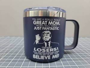 lot 28838 image: PLOEOUAR Mothers Day Gifts for Mom from Daughter, Son - You Are A Really Really Great MOM Coffee Mug, Novelty Birthday & Holiday Gifts for Women, Best Mom Mug 14 Oz Navy Blue