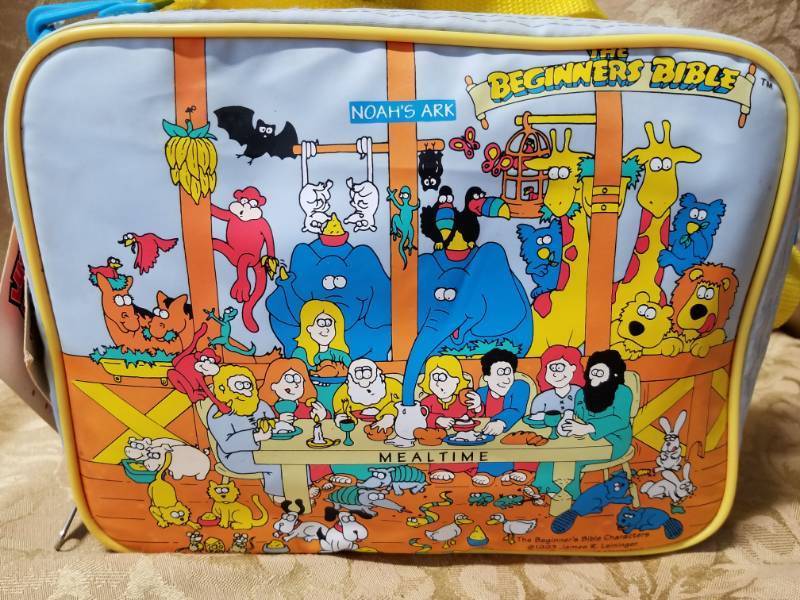 lot 3643 image: Childs Collector Lunchbox - Noahs Ark Beginners Bible