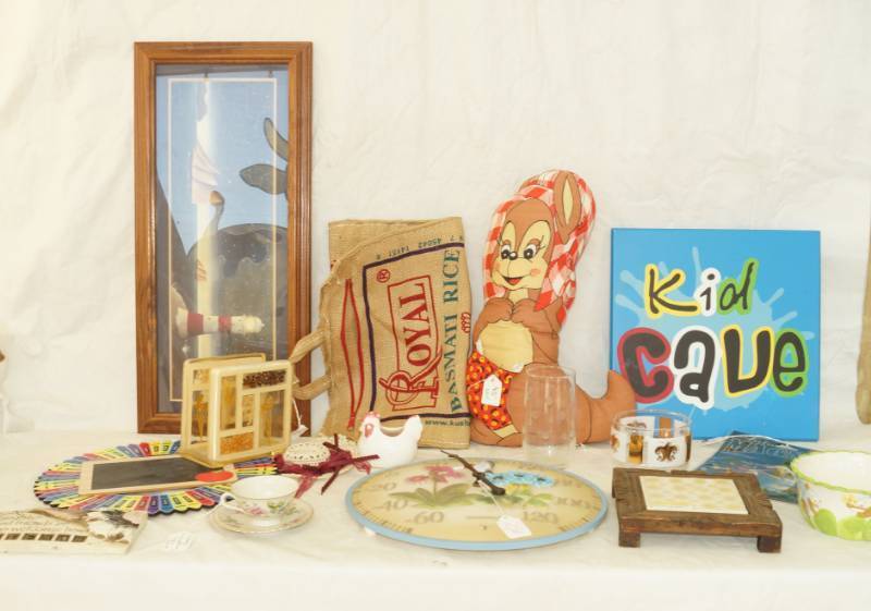 lot 3820 image: Burlap Rice Sack - Pictures - Vintage Toy and More