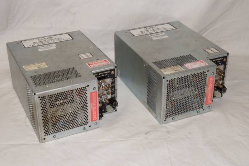 lot 6146 image: Lot of 2 Power Supply acdc electronics - M# JF24N35P-109 - Output 24V35A