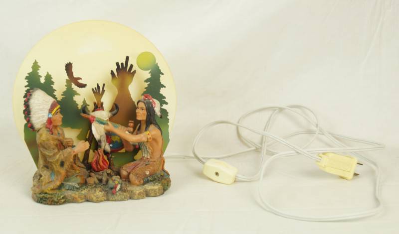 lot 6054 image: Native American Lamp