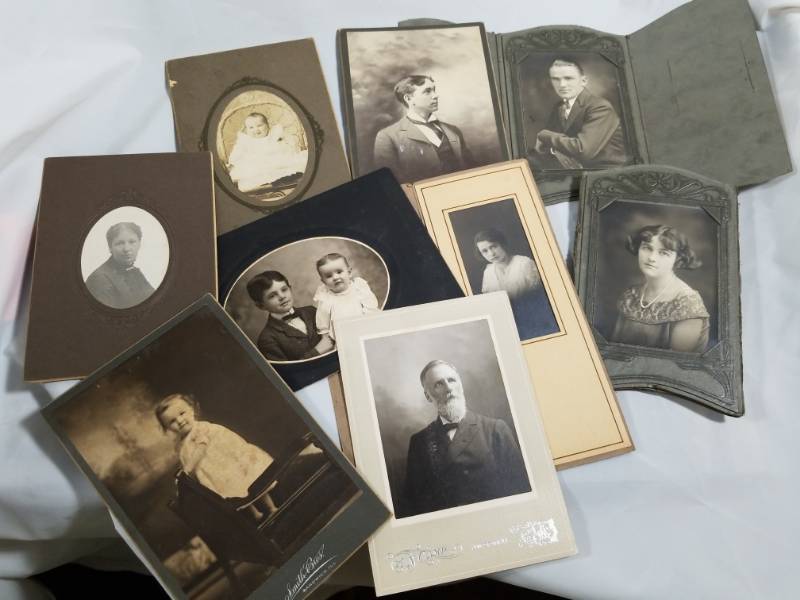 lot 8003 image: Lot of 9 Old Photos Early 1900s