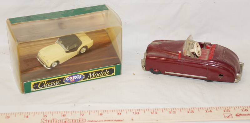 lot 6084 image: Lot of 2 Model Classic Cars - Germany SCHUCO - RARE And CORGI in original box