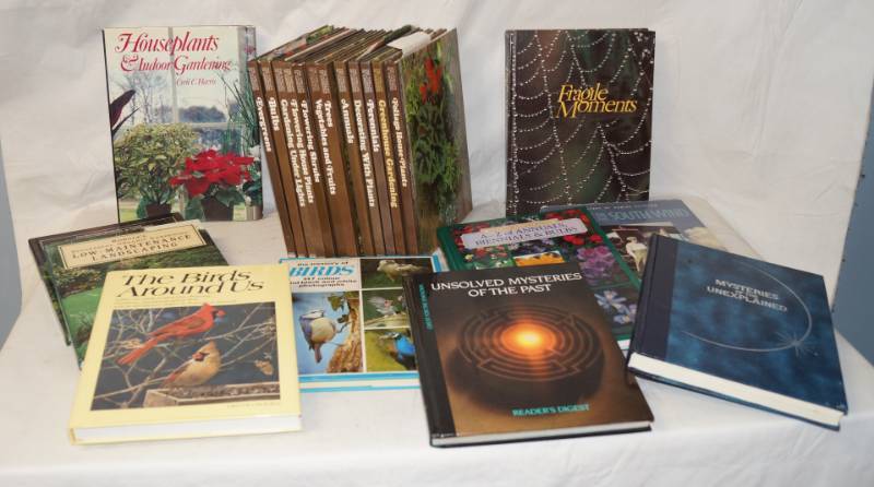 lot 6009 image: Lot of Books - Mostly Gardening, Nature, Birds and Unsolved Mysteries