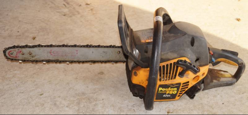 lot 5896 image: Polan Pro 42cc Chain Saw M# PP4218AVX - Gas