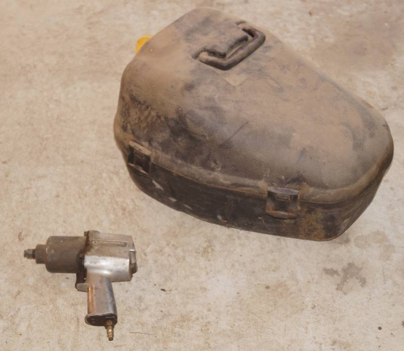 lot 5909 image: PowerForce Impact Wrench and Chainsaw Case