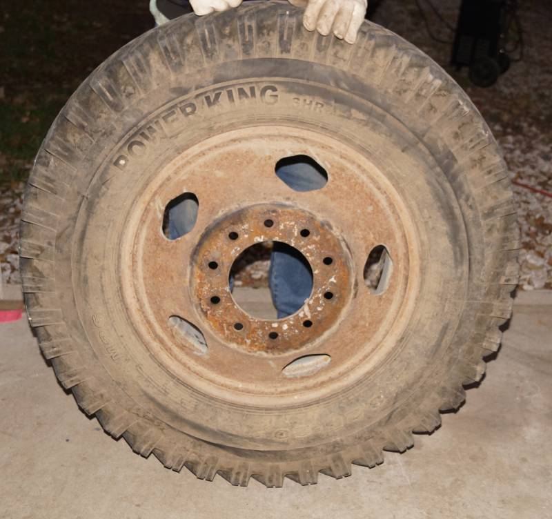 lot 5932 image: Power King Tire and Rim - 8.25-23