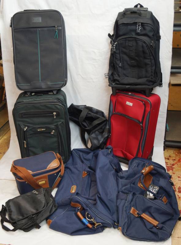 lot 6029 image: Lot of Luggage - all sizes and styles NICE Rolling Backpack too
