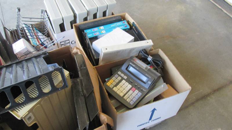 lot 433 image: Office Supplies- Calculator- Files-  And More