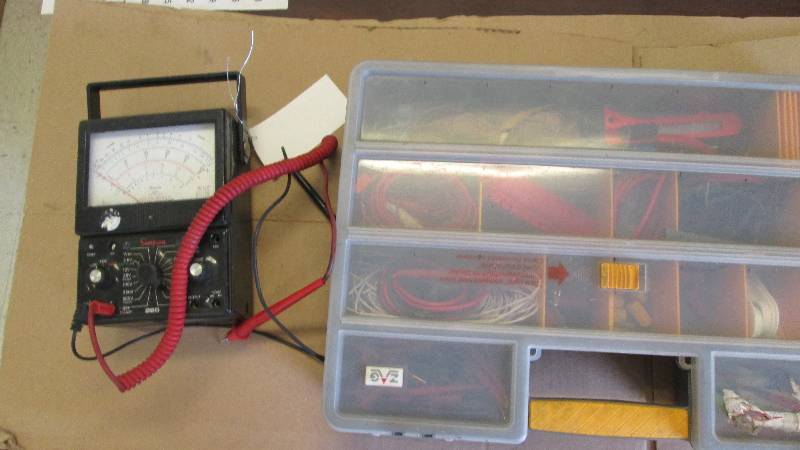 lot 451 image: Simpson 260 Series 6xLP VOLT-OHM_Milliameter With Sullpy Box 3x12x18 Tested (Shop Tools)