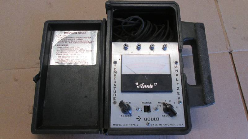 lot 462 image: Gould- Annie Model A-8 Electronic Temperature Analyzer- - Used for Mechanical Refrigeration Systems.(Shop Tools)
