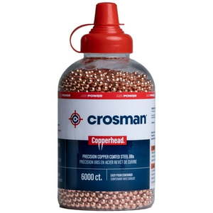 lot 45701 image: FACTORY SEALED - Crosman Bb s .177 Caliber Copper-Coated Steel  6000 Ct.  0767  perfect for all Bb gun style AirGuns
