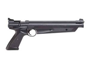 lot 45723 image: (UNUSED) Crosman P1377 American Classic Multi Pump .177-Caliber Pneumatic Pellet Air Pistol, Black (B00TEACB4U)  - Retail $84